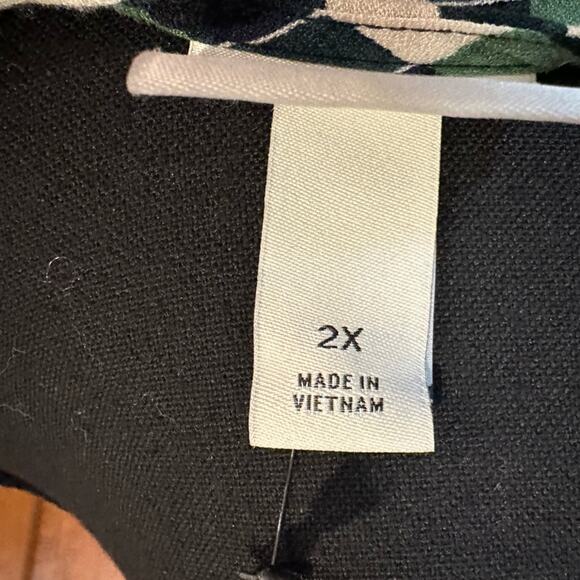 Target 2X Green Plaid Dress NWT - Picture 5 of 10